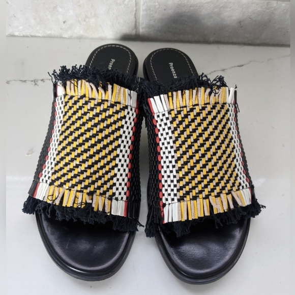 PROENZA almost like new raffia mule flat sandals - Picture 3 of 11